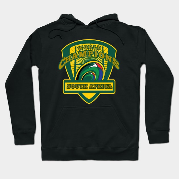 South Africa Rugby World Champions Memorabilia Hoodie by CGD